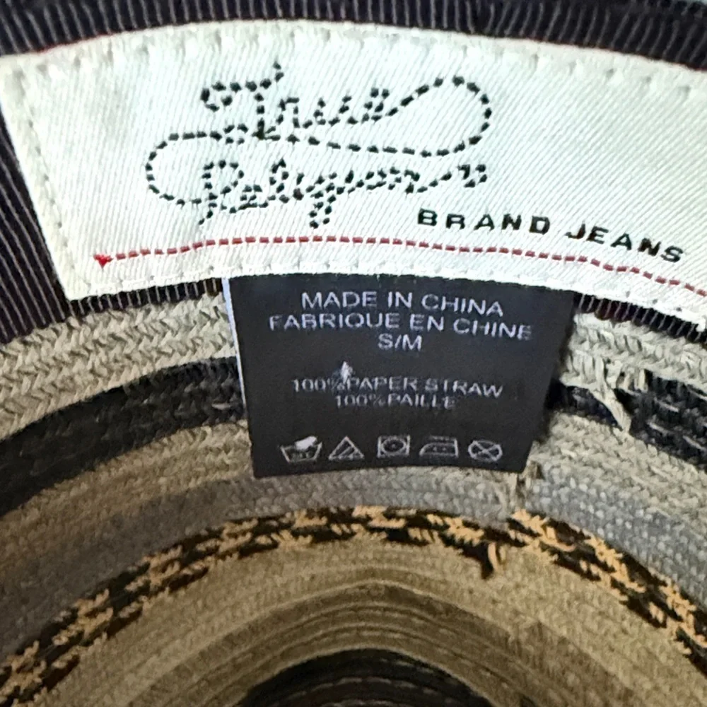True Religion Multicolor Striped Straw Fedora S/M